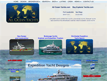 Tablet Screenshot of buyexploreryachts.com